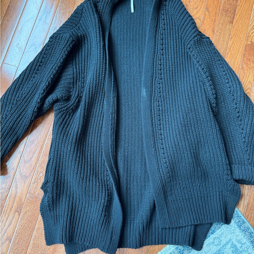Cozy Black Knit Sweater
